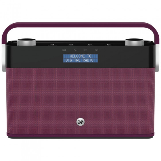 Acoustic Solutions DAB Radio - Plum