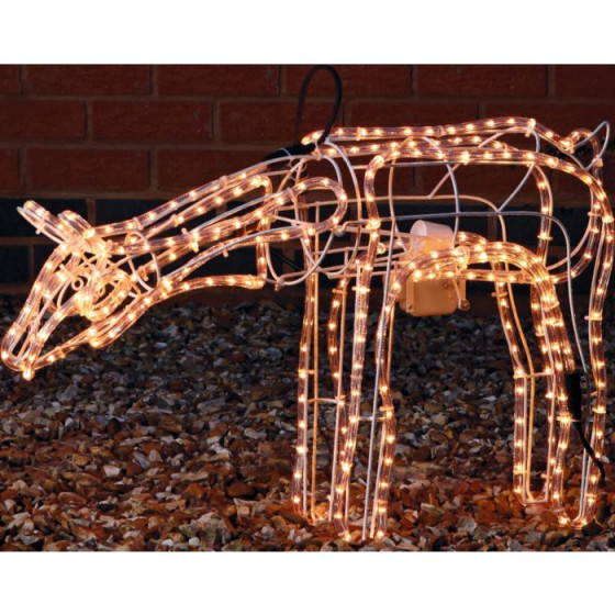Grazing Moving Reindeer Christmas Decoration Light