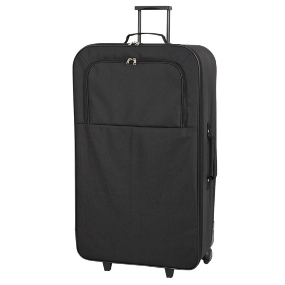 Go Explore AVR X Large 2 Wheel Trolley Suitcase - Black