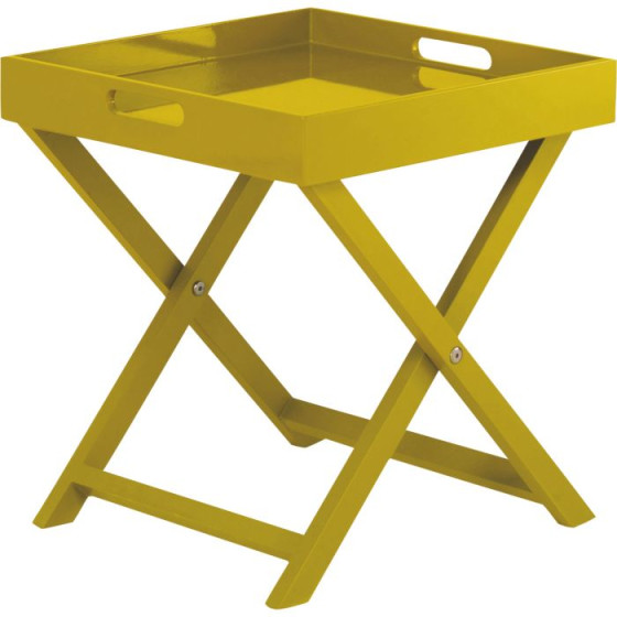 Habitat Oken Yellow Small Occasional Table