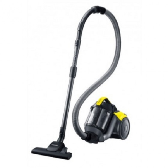 Samsung SC15F50V3 Bagless Cylinder Vacuum Cleaner - Black & Yellow