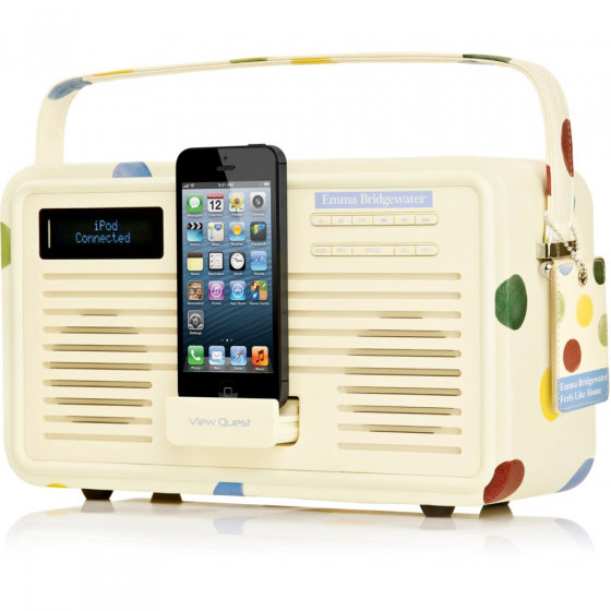 View Quest Emma Bridgewater DAB+ Radio With Lightning Dock