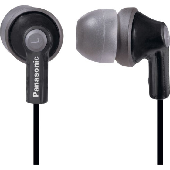 Panasonic RPHJE12 In-Ear Headphones - Black.