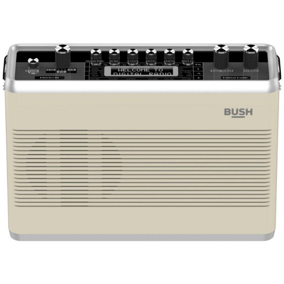 Bush Retro Bluetooth DAB Radio - Cream