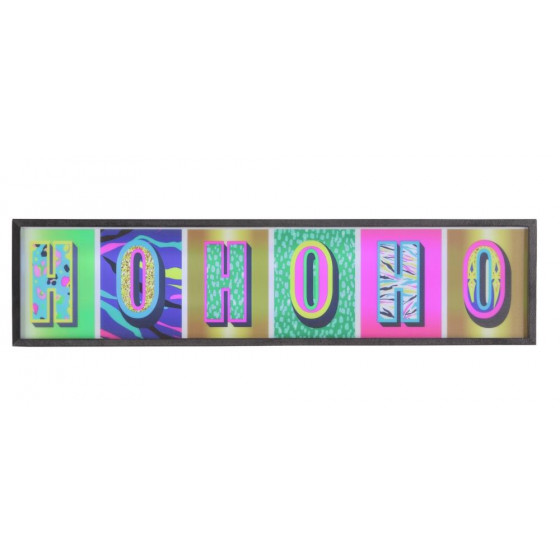 Home Christmas Rhapsody Ho Ho Ho Light Up Box