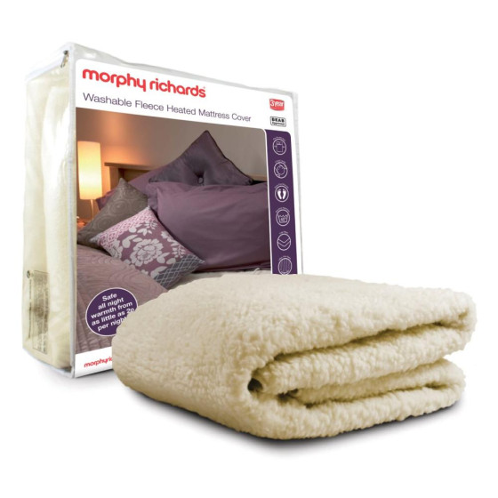 Morphy Richards 75269 Luxury Fitted 3 Heat Underblanket with Full Skirt Super King Size