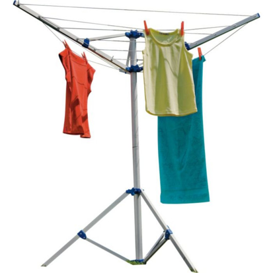 Freestanding 15m 3-Arm Outdoor Rotary Airer.