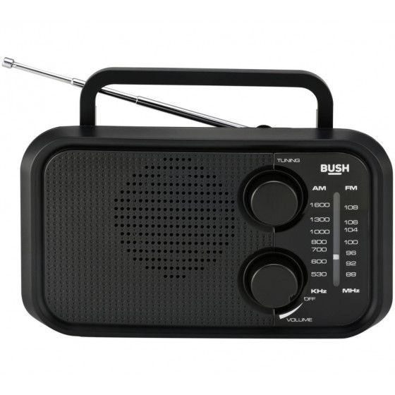 Bush PR-206 FM/AM Portable Radio - Black