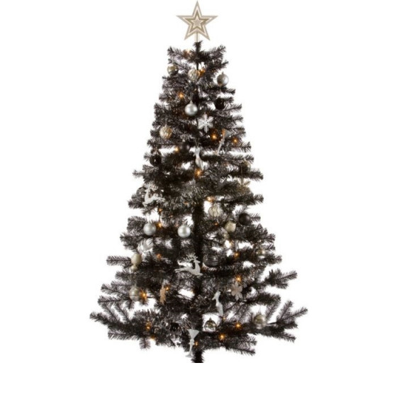 Black Ready to Dress Decadence Christmas Tree - 6ft (No Base)