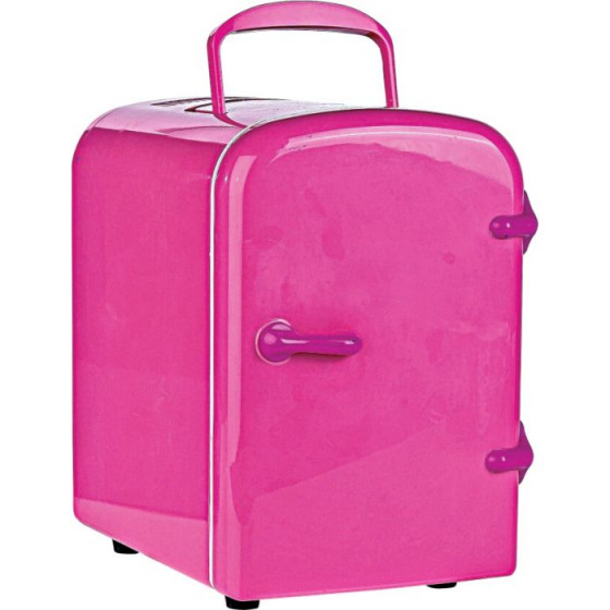 4 Litre Pink Mini Fridge