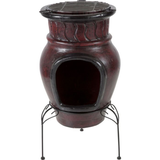 La Hacienda Clay BBQ Chiminea