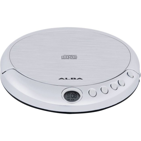 Alba Personal CD Player - Silver