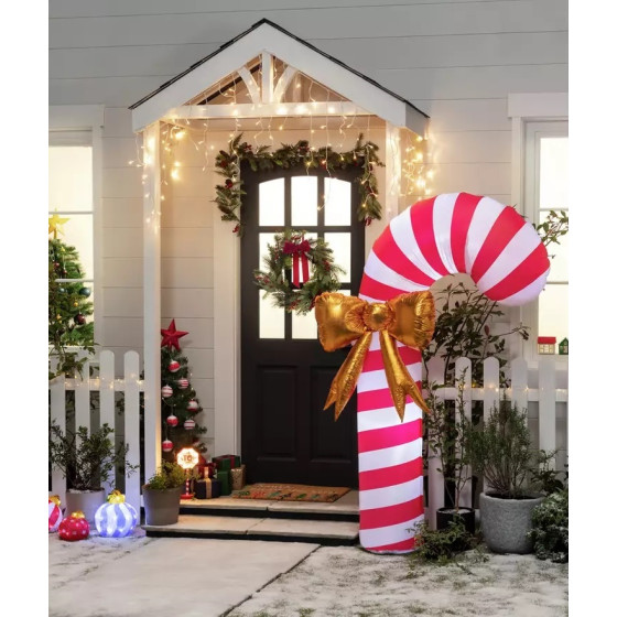Home Christmas Inflatable 6ft Candy Cane Decoration