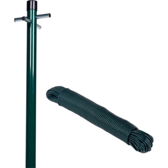 Washing Line Post and 30m Washing Line