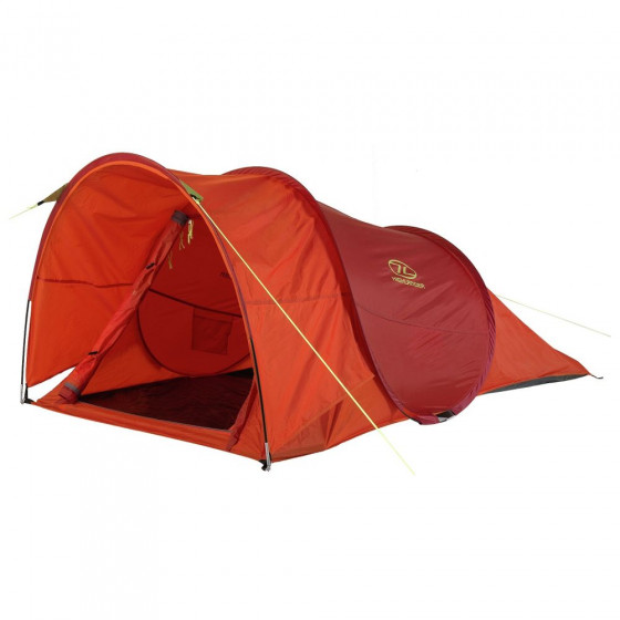 Highlander 2 Man Pop Up Tent with Awning