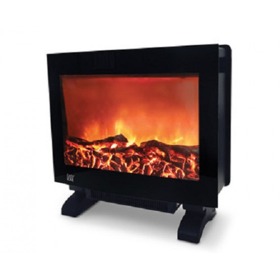 Easy Home Flame Effect Heater - Black