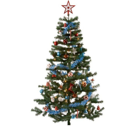Green Ready to Dress North Pole Christmas Tree - 6ft (No Base)