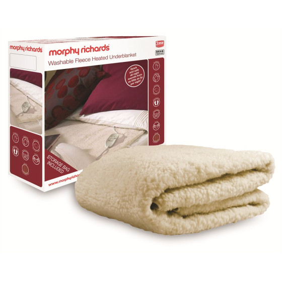 Morphy Richards 75144 Single Fleece Washable Heated Underblanket
