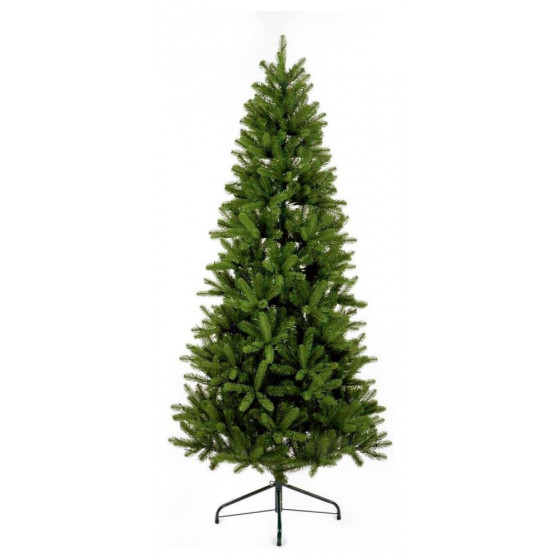Premier Decorations 7ft Pre-lit Leighfield Pine Christmas Tree - Green
