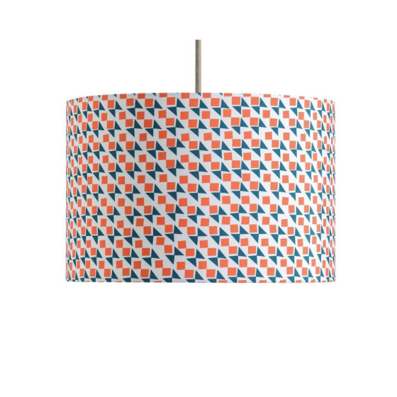 Habitat Studio 30cm Printed Drum Light Shade - Multicoloured