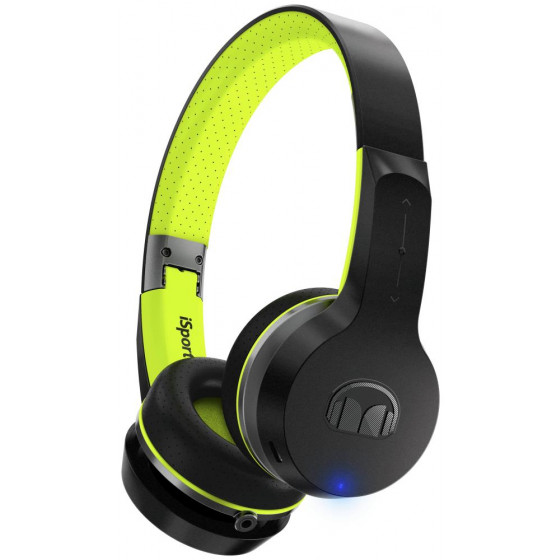 Monster iSport Freedom Wireless On-Ear Headphones - Black