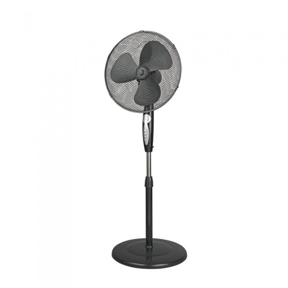 Challenge EH3075 Black Pedestal Fan - 16 inch (No Remote Control)