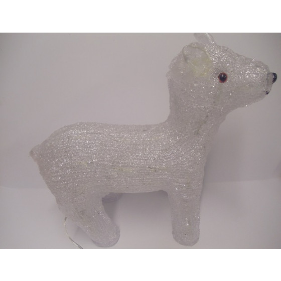 LED Acrylic Christmas Standing Reindeer