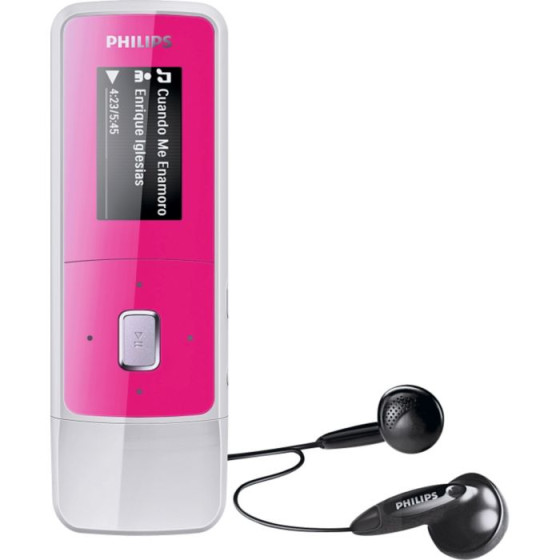 Philips 4GB GoGear MIX MP3 Player - Pink