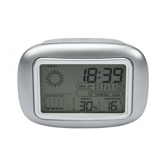 London Clock Company Weather Station - Silver