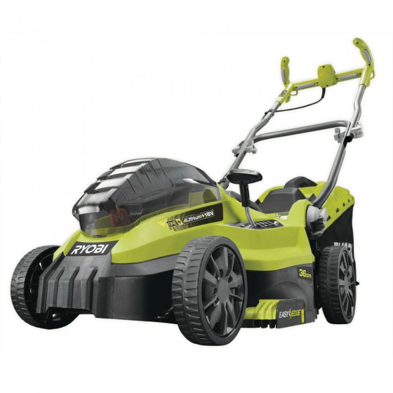 Ryobi RLM18X36250 36cm Cordless Lawn Mower With 2 Batteries - 18v