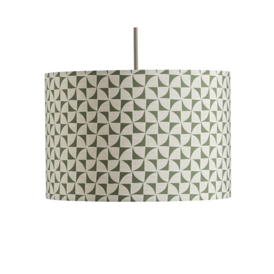 Habitat Cabin Retreat 30cm Block Shade - Green and White