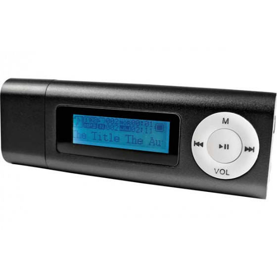Bush 4GB MP3 Player With LCD Display - Black