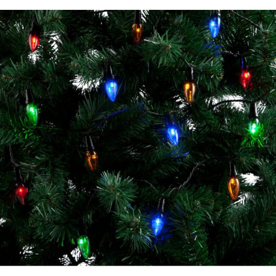 80 LED Bulbs Christmas Tree Lights - Multi-Coloured
