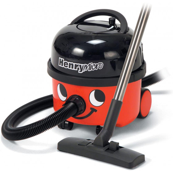Numatic Henry HVR200M-12 Micro Bagged Cylinder Vacuum Cleaner - Red