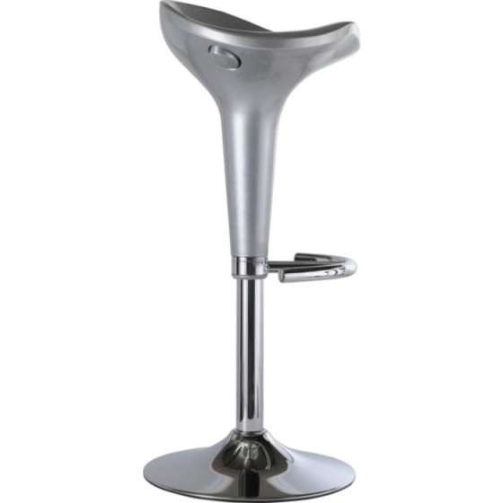 ColourMatch Silver Gas Lift Bar Stool