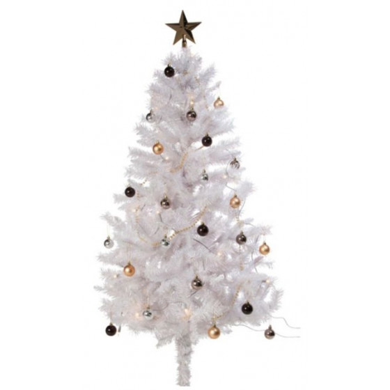 White Iridescent Christmas Tree - 5ft No Base
