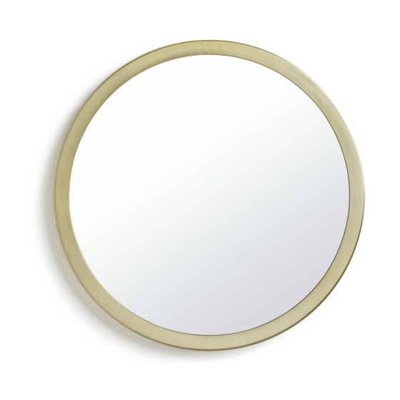 Habitat Set Of 2 Round Mirrors - Brass