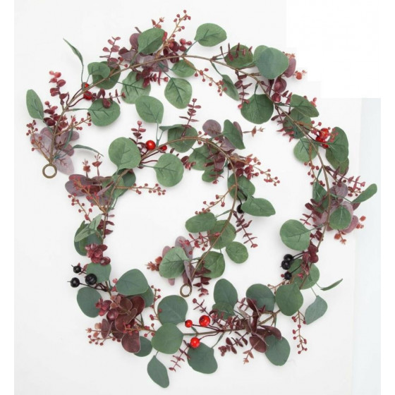 Home Berry Christmas Garland - Green