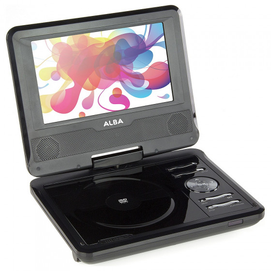 Alba Portable DVD Player 7 Inch - Black (Unit Only)