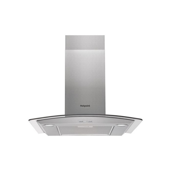 Hotpoint PHGC6.5FABX Chimney Cooker Hood - 60cm