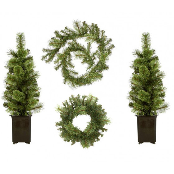 Home Set Of 4 Outdoor Christmas Decorations