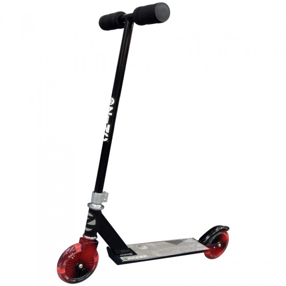 Zinc Non Folding Light Up Scooter - Black