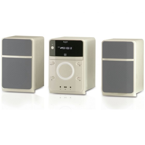 Bush CD HI-FI With Bluetooth - White (No Remote Control)