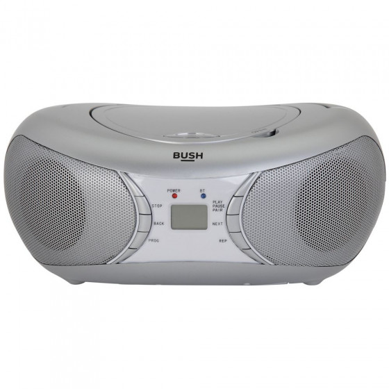 Bush Bluetooth CD Player Radio Boombox - Silver