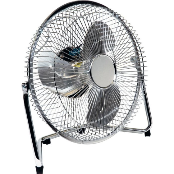 Challenge Chrome Tilting Fan - 9 Inch