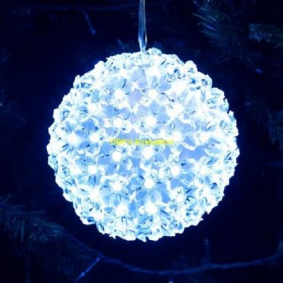 White Multi-Effect Christmas Snowball Light