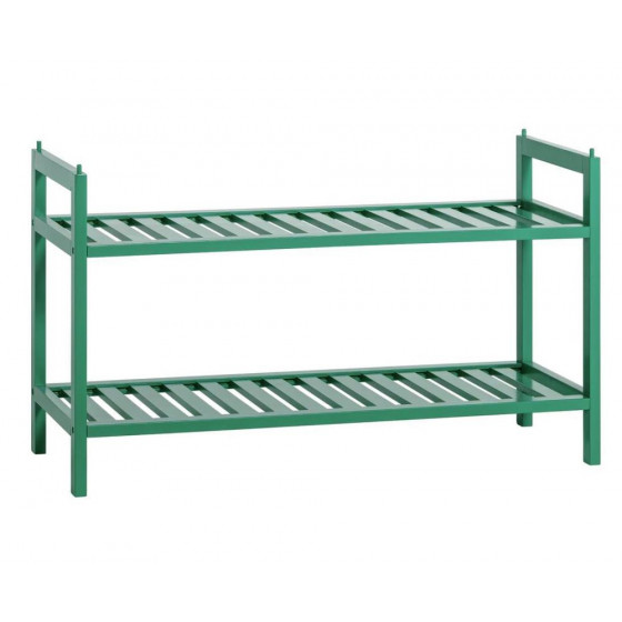 Habitat Kitt Bamboo 2 Shelf Shoe Rack - Green