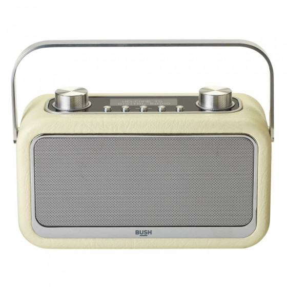 Bush Leather Look Bluetooth DAB Radio - Cream (Unit Only)