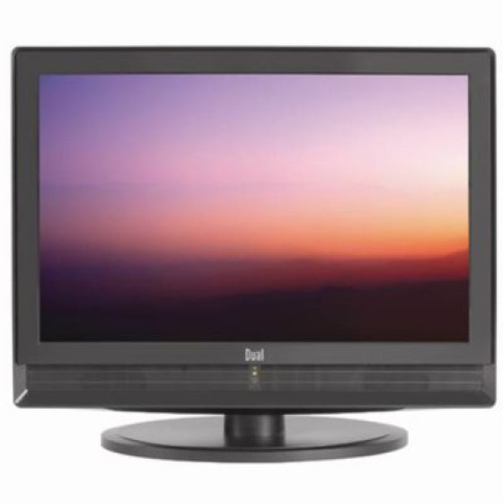 Dual 19" LCD IDTV With Integrated DVD Player Unit Only