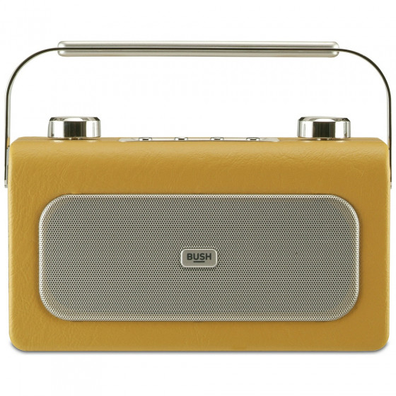 Bush Leather DAB/FM Radio - Mustard
